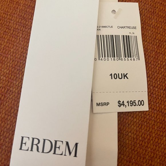 ERDEM Tarka beaded tulle-lattice gown - Picture 4 of 6